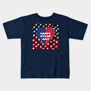 Happy 4Th of July USA Independence Day Kids T-Shirt